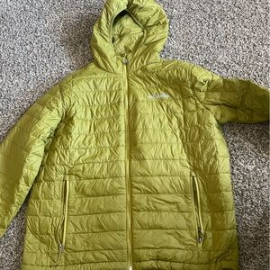 SOLD Columbia Mens Green Puffer Coat Jacket